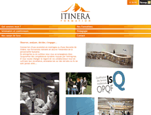 Tablet Screenshot of itinera-formation.com